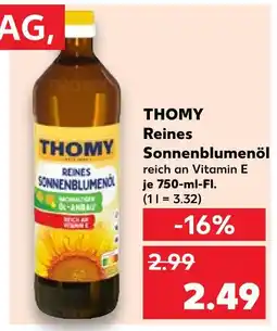 Kaufland Thomy reines sonnenblumenöl Angebot