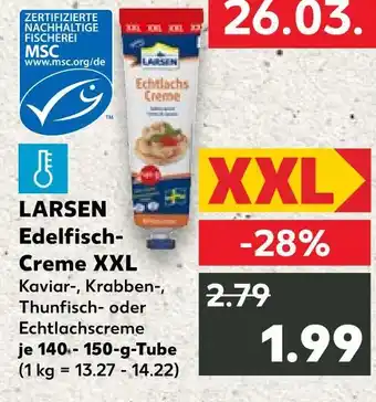 Kaufland Larsen edelfisch-creme xxl Angebot