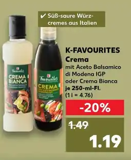 Kaufland K-favourites crema mit aceto balsamico di modena igp Angebot