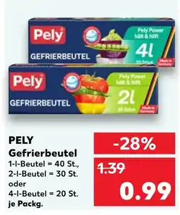 Kaufland Pely gefrierbeutel 1 l Angebot