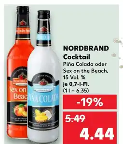 Kaufland Nordbrand piña colada Angebot