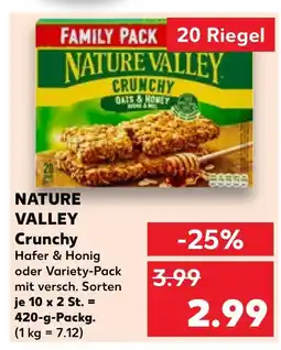 Kaufland Nature valley crunchy hafer & honig Angebot