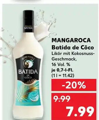 Kaufland Mangaroca batida de côco Angebot