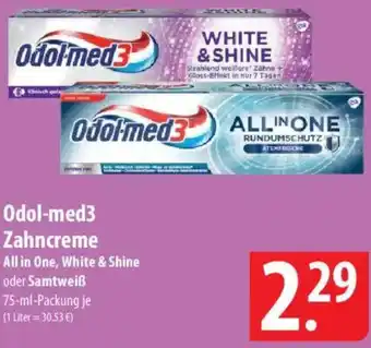 Famila Nord Ost Odol-med3 Zahncreme Angebot