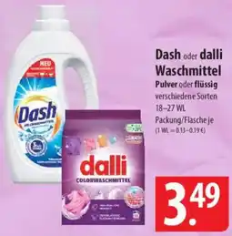 Famila Nord Ost Dash oder dalli Waschmittel Angebot