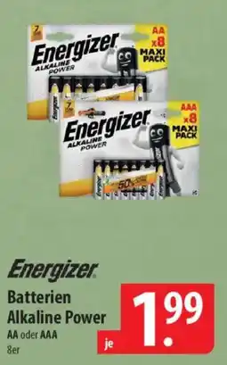 Famila Nord Ost Energizer Batterien Alkaline Power Angebot