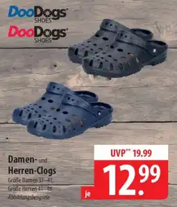 Famila Nord Ost DooDogs Damen und Herren-Clogs Angebot