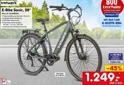 Netto Marken-Discount tretwerk E-Bike Sonic, 28" Angebot