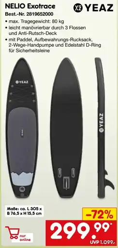 Netto Marken-Discount YEAZ NELIO Exotrace Angebot