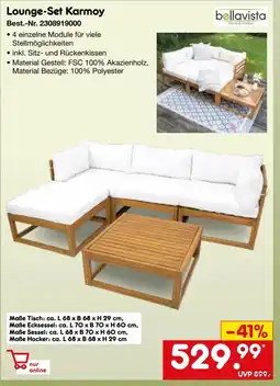 Netto Marken-Discount bellavista Lounge-Set Karmoy Angebot