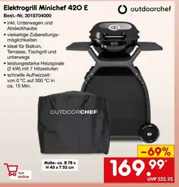 Netto Marken-Discount outdoorchef Elektrogrill Minichef 420 E Angebot