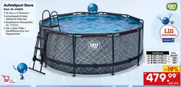 Netto Marken-Discount EXIT TOYS Aufstellpool Stone Angebot