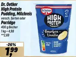 Simmel Dr. Oetker High Protein Pudding, Milchreis oder Porridge Angebot