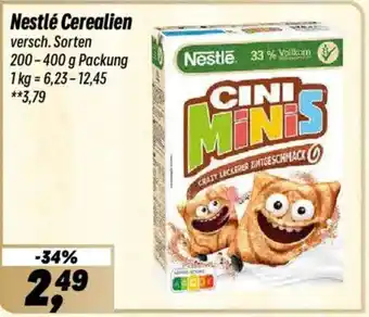 Simmel Nestlé Cerealien Angebot