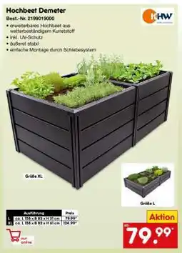 Netto Marken-Discount Hochbeet Demeter Angebot
