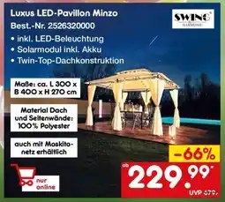 Netto Marken-Discount Luxus LED-Pavillon Minzo Angebot