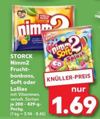 Kaufland STORCK Nimm2 Fruchtbonbons, Soft oder Lollies Angebot