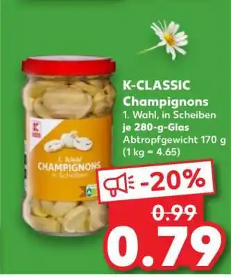Kaufland K-CLASSIC Champignons Angebot