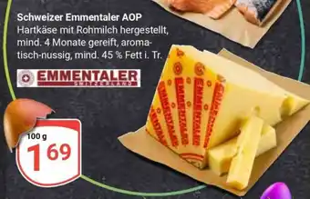 Globus Schweizer Emmentaler AOP Angebot