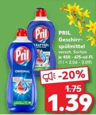 Kaufland Pril Geschirrspülmittel Angebot