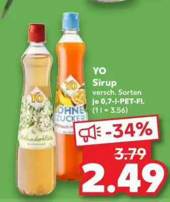 Kaufland Yo Sirup Angebot