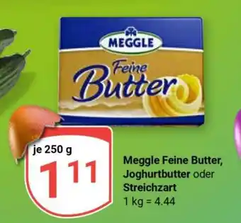Globus Meggle Feine Butter, Joghurtbutter oder Streichzart Angebot