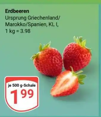 Globus Erdbeeren Angebot