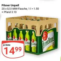Globus Pilsner Urquell Angebot