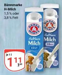 Globus Bärenmarke H-Milch Angebot