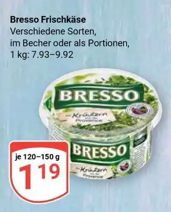 Globus Bresso Frischkäse Angebot
