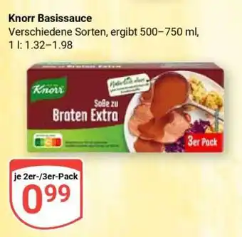 Globus KNORR Basissauce Angebot