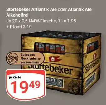 Globus Störtebeker Artlantik Ale oder Atlantik Ale Alkoholfrei Angebot