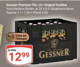 Globus Gessner Premium Pils oder Original Festbier Angebot