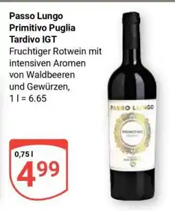 Globus Passo Lungo Primitivo Puglia Tardivo IGT Angebot