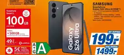 Expert SAMSUNG Smartphone Galaxy S26 Ultra (512GB*1) + Vodafone Smart L 100GB Angebot