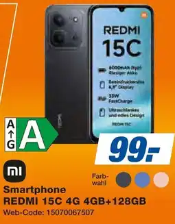 Expert Xiaomi Smartphone REDMI 15C 4G 4GB+128GB Angebot