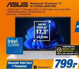 Expert ASUS Notebook Vivobook 17 X1704VA-AU918W Angebot