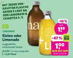Biomarkt LEMONAID Eistee oder Limonade Angebot