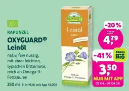 Biomarkt RAPUNZEL OXYGUARD Leinöl Angebot