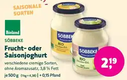 Biomarkt SÖBBEKE Frucht- oder Saisonjoghurt Angebot