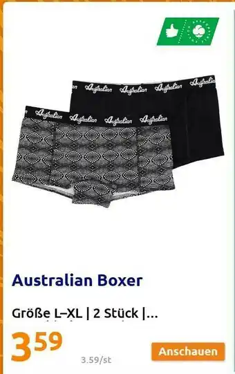 Action Australian Boxer Angebot