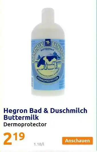 Action Hegron Bad & Duschmilch Buttermilk Angebot