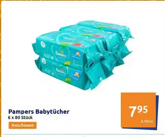 Action Pampers Babytücher Angebot