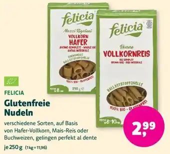 Biomarkt FELICIA Glutenfreie Nudeln Angebot