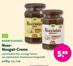 Biomarkt RIGONI DI ASIAGO Nuss- Nougat-Creme Angebot