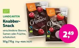 Biomarkt LANDGARTEN Knabber- Snack Angebot