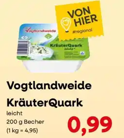 Konsum Leipzig Vogtlandweide KräuterQuark Angebot
