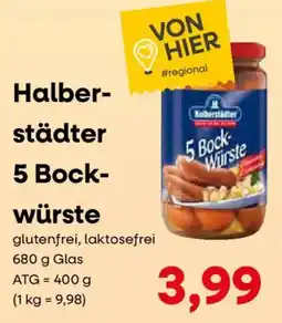 Konsum Leipzig Halberstädter 5 Bockwürste Angebot