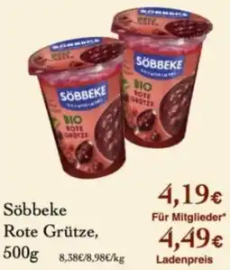 LPG Biomarkt Söbbeke Rote Grütze Angebot