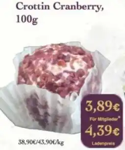 LPG Biomarkt Crottin Cranberry Angebot
